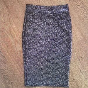 Elegant Black and Gray Women's Skirt